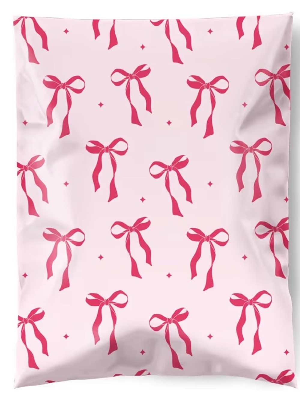 10x13 Pink Poly Mailers 50ct 🎀With Bows!!!! 🎀